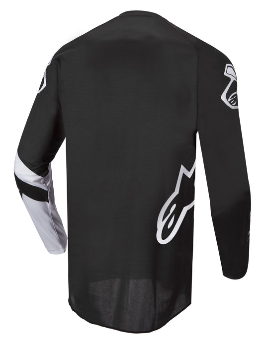 YOUTH RACER CHASER JERSEY BLACK/WHITE