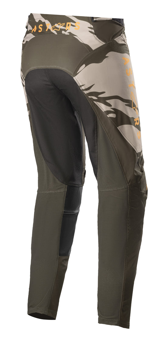 YOUTH RACER TACTICAL PANTS MLTRY/SAND CAMO/TANGE SZ