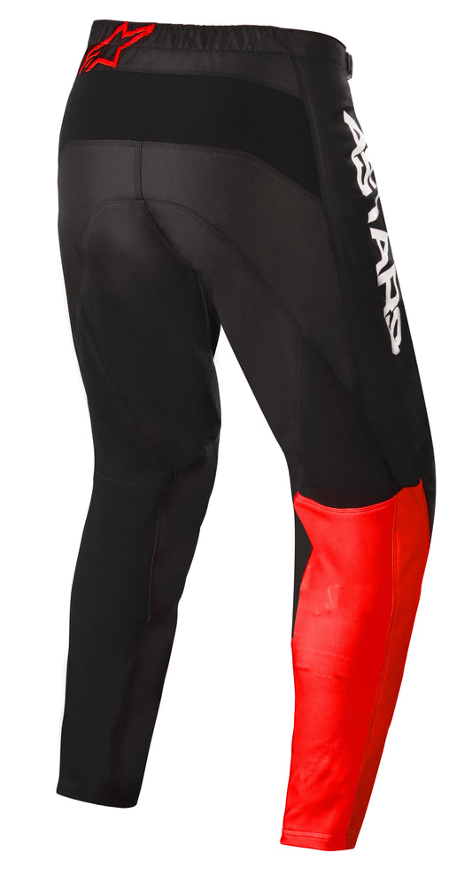 YOUTH RACER CHASER PANTS BLACK/BRIGHT RED SZ