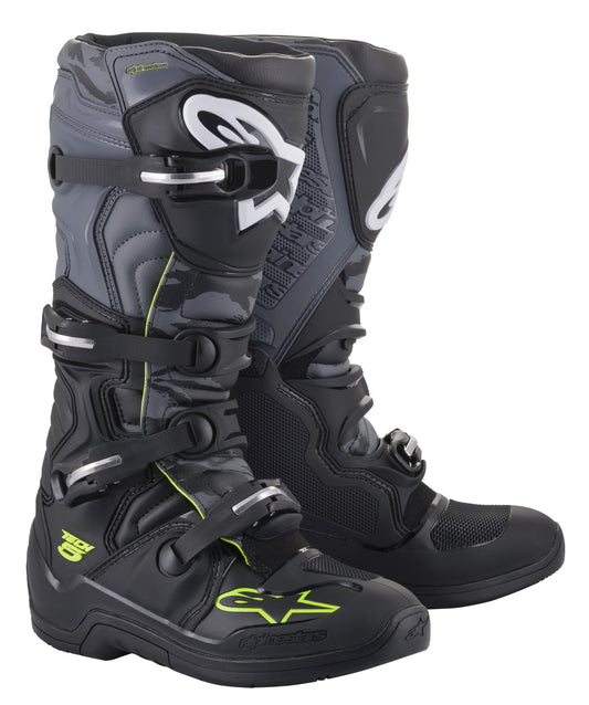 TECH 5 BOOTS BLK/COOL GREY/YLW FLUO