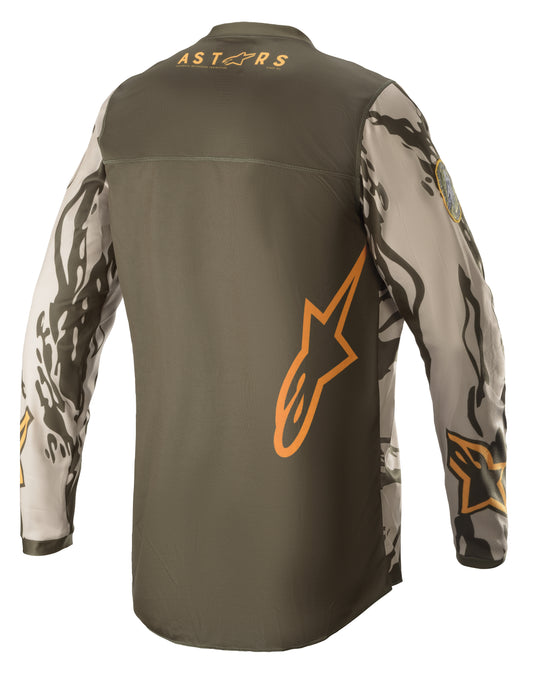 YOUTH RACER TACTICAL JERSEY MLTRY/SAND CAMO/TANGE