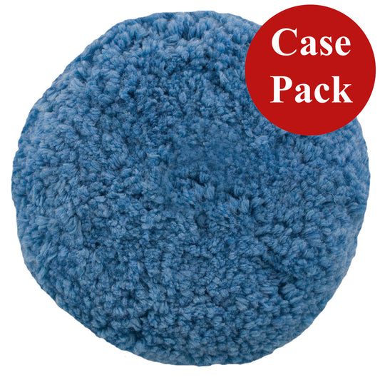 Presta Rotary Blended Wool Buffing Pad - Blue Soft Polish - *Case of 12* [890144CASE]