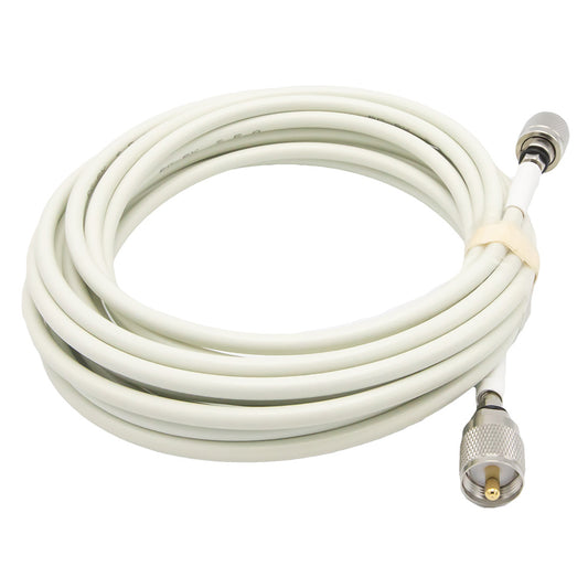 Shakespeare 20 Cable Kit f/Phase III VHF/AIS Antennas - 2 Screw On PL259S  RG-8X Cable w/FME Mini Ends Included [PIII-20-ER]
