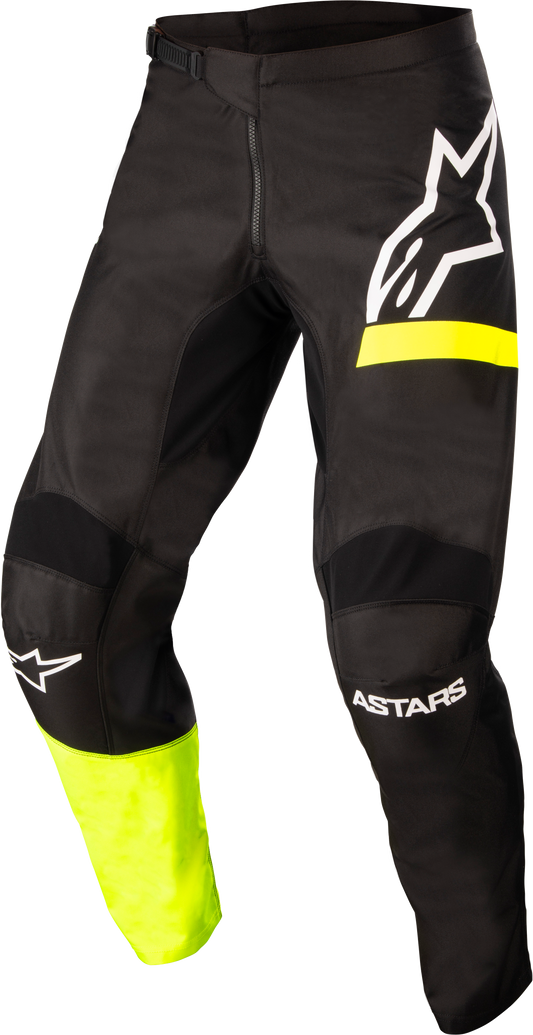 FLUID CHASER PANTS BLACK/YELLOW FLUO