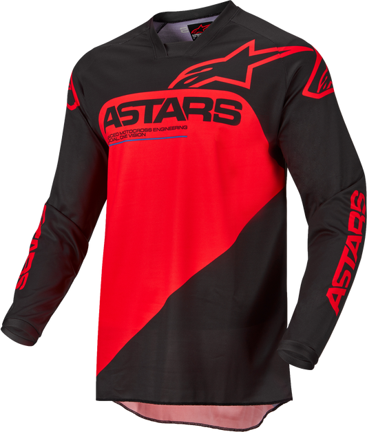 RACER SUPERMATIC JERSEY BLACK/BRIGHT RED