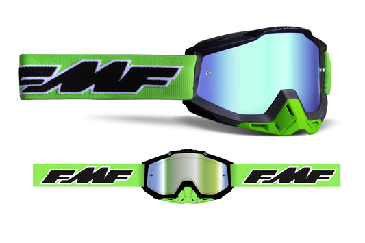 POWERBOMB GOGGLE ROCKET LIME MIRROR GREEN LENS