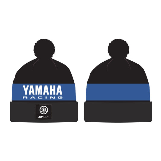 YAMAHA BEANIE STRIPE BLACK/BLUE