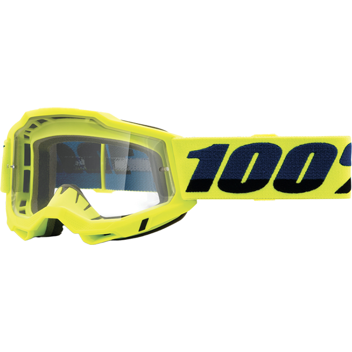 ACCURI 2 JUNIOR GOGGLE FLUO YELLOW CLEAR LENS