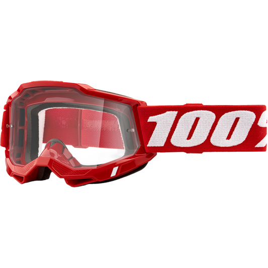 ACCURI 2 OTG GOGGLE NEON RED CLEAR LENS