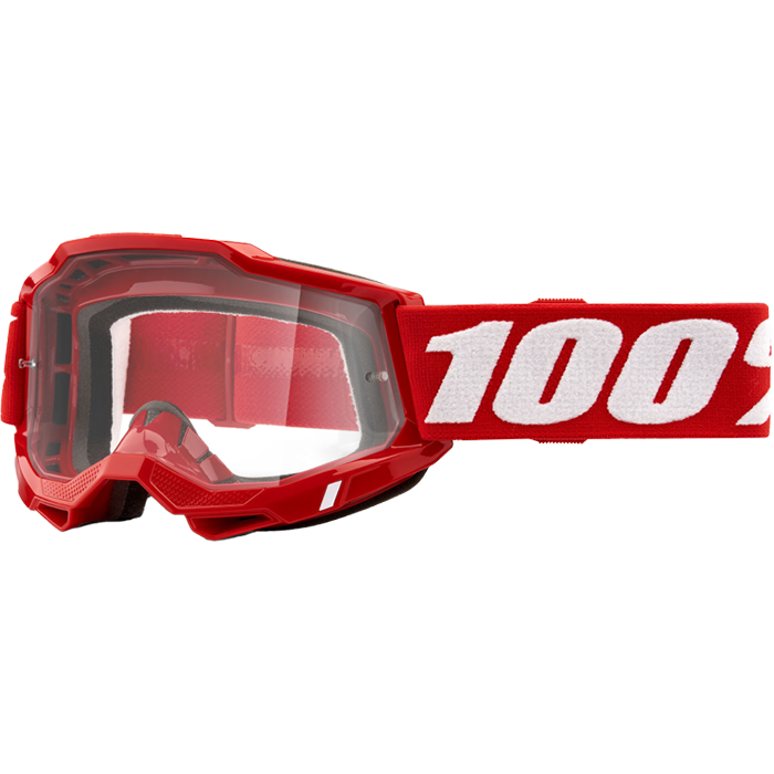 ACCURI 2 OTG GOGGLE NEON RED CLEAR LENS