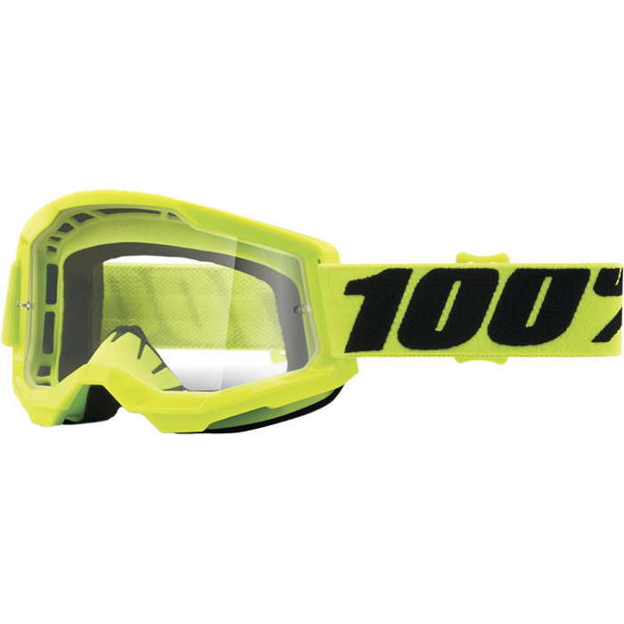 STRATA 2 GOGGLE FLUO YELLOW CLEAR LENS