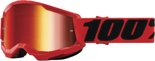 STRATA 2 JUNIOR GOGGLE RED MIRROR RED LENS