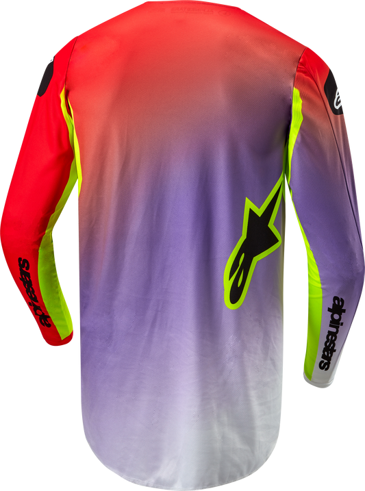 FLUID LUCENT JERSEY WHITE/NEON RED/YELLOW FLUO