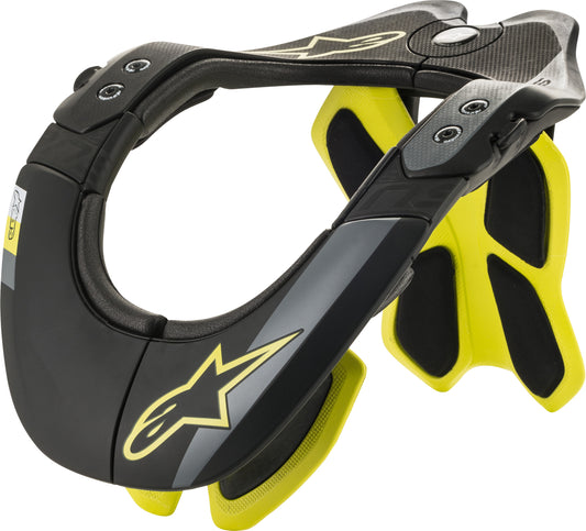 BNS TECH-2 NECK SUPPORT BLACK/YELLOW