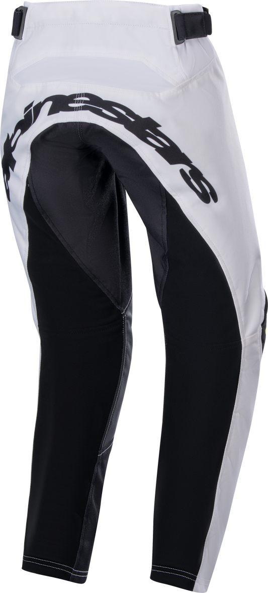 YOUTH RACER LUCENT PANTS WHT/NEON RD/YLW FLUO SZ