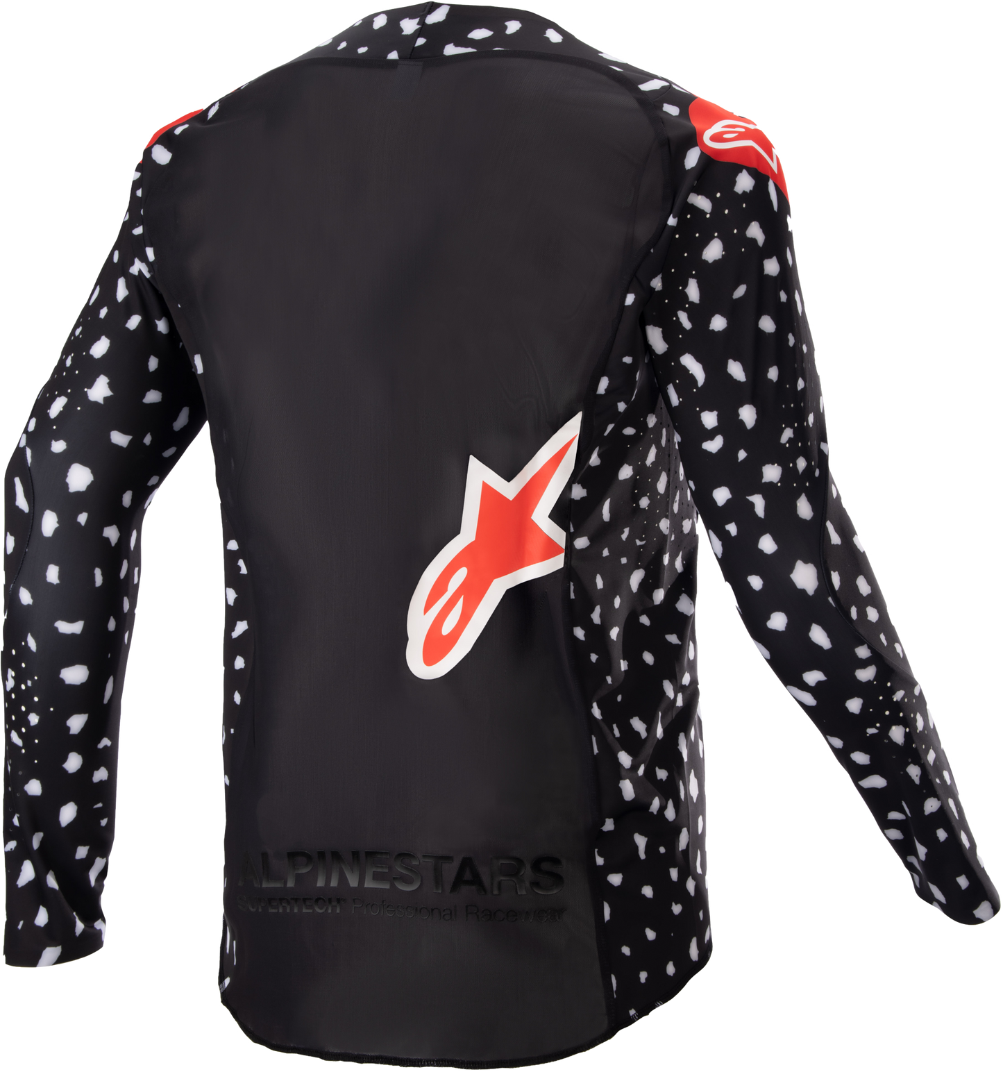 YOUTH RACER NORTH JERSEY BLACK/NEON RED