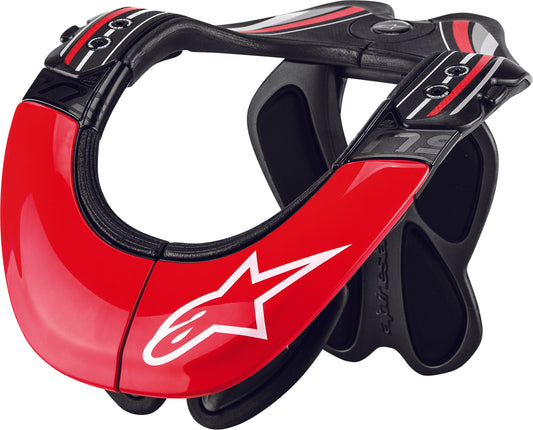 BNS TECH CARBON NECK SUPPORT ANTHRACITE/RED/WHITE