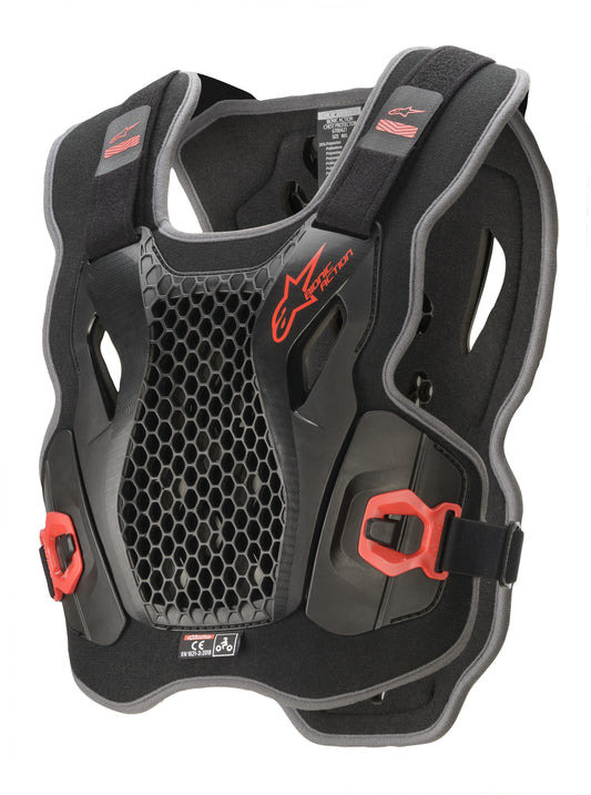 BIONIC ACTION CHEST PROTECTOR BLACK/RED