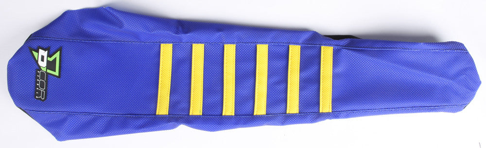 SEAT COVER BLUE/YELLOW W/RIBS - Motoboats us