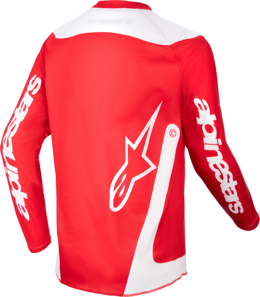 YOUTH RACER LURV JERSEY MARS RED/WHITE
