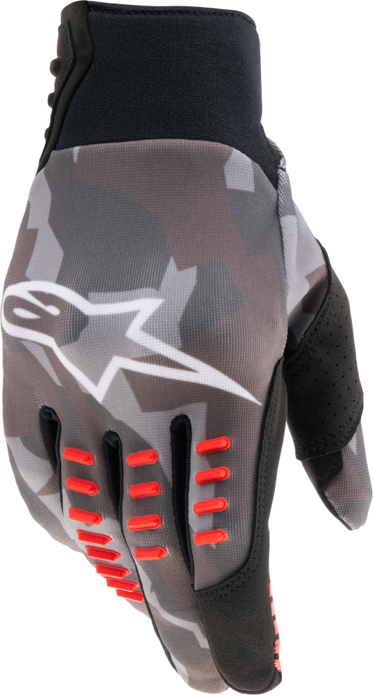 SMX-E GLOVES GREY CAMORED FLUO