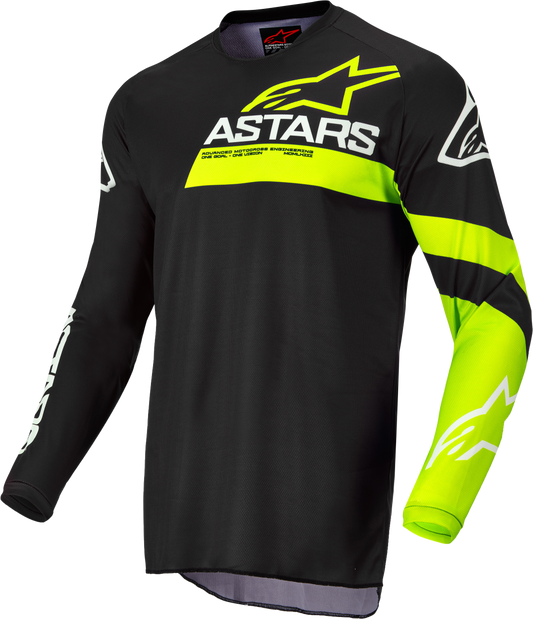 FLUID CHASER JERSEY BLACK/YELLOW FLUO