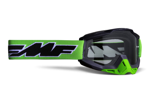 POWERBOMB GOGGLE ROCKET LIME CLEAR LENS