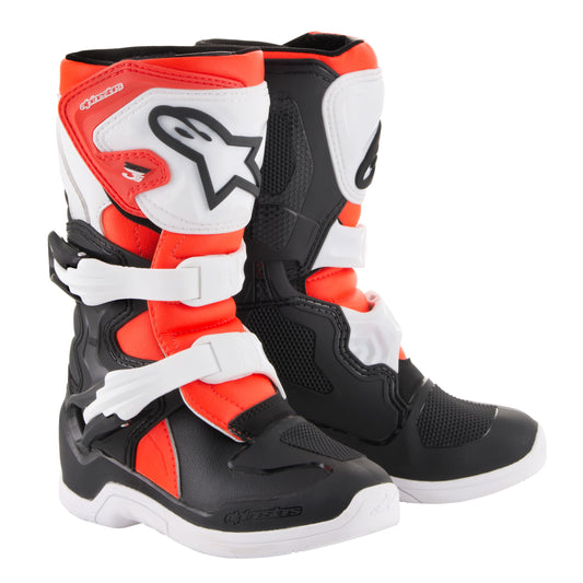 TECH 3S BOOTS BLACK/WHITE/RED