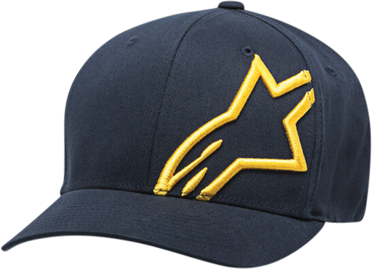 CORP SHIFT 2 CURVED BRIM HAT NAVY/GOLD