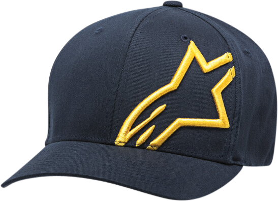 CORP SHIFT 2 CURVED BRIM HAT NAVY/GOLD